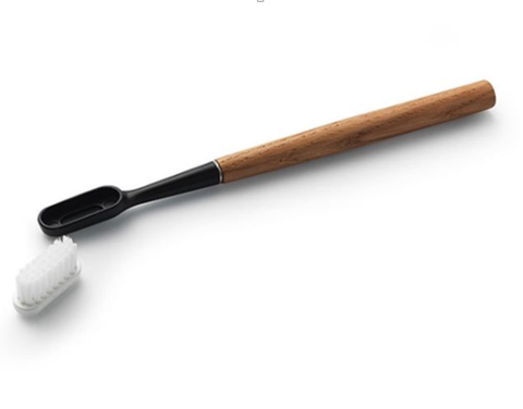 brosse a dent en bois caliquo tete rechargeable