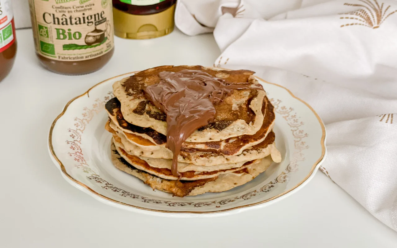 recette vegan pancakes banane