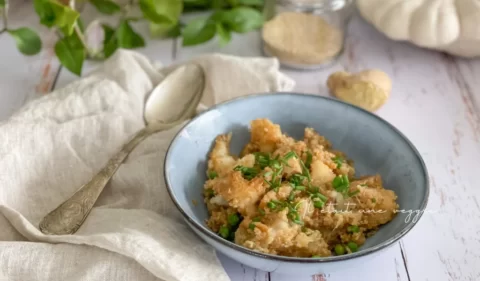 Recette one-pot quinoa chaud patisson petits pois plat complet vegan proteines vegetales