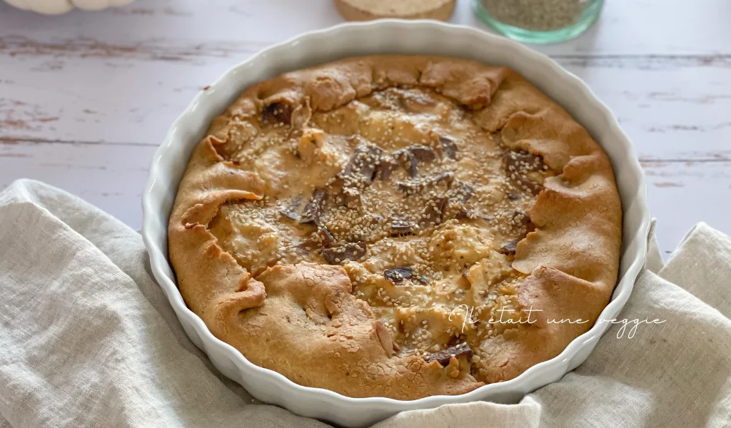 recette quiche lorraine vegan et courge pâtisson blog 2
