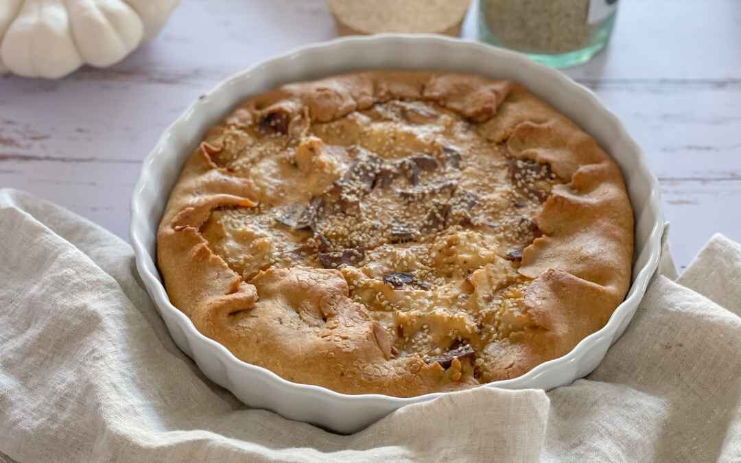 Quiche lorraine vegan facile aux lardons de tofu fumé