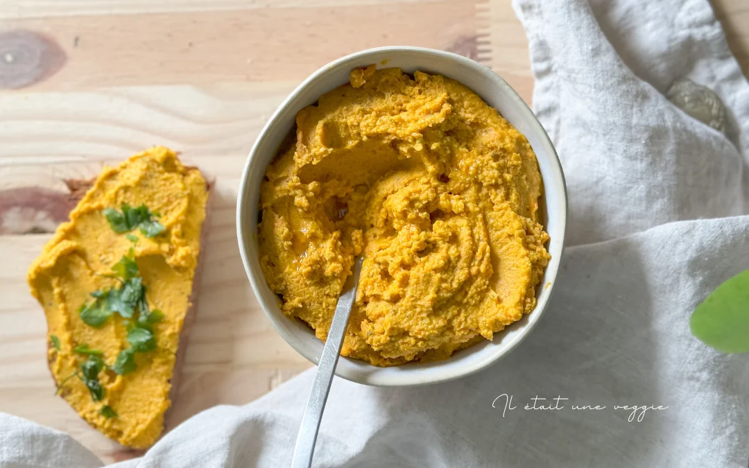 tartinade lentilles corail potimarron recette