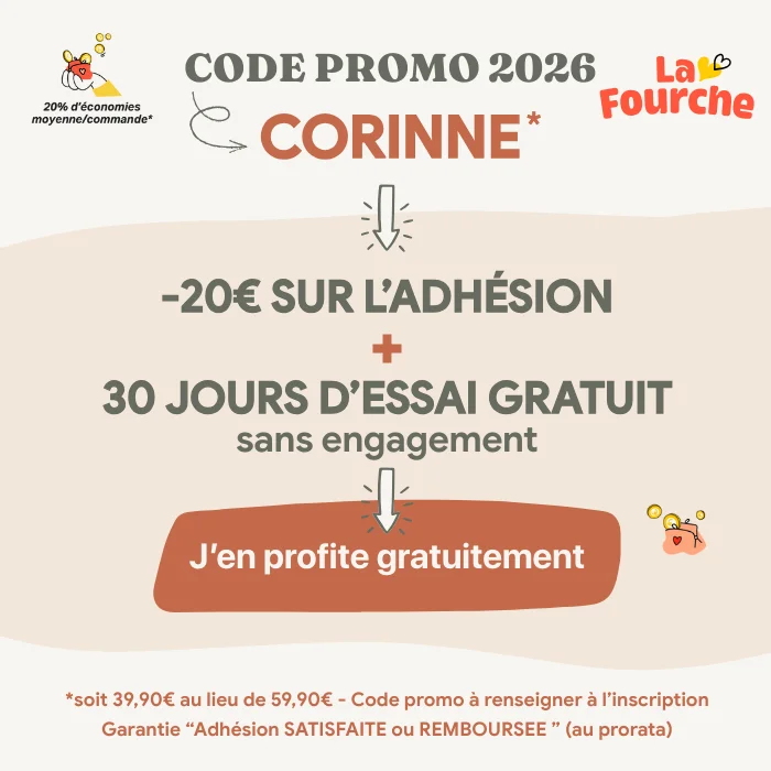 code promo ADHESION la fourche avis influenceur iletaituneveggie