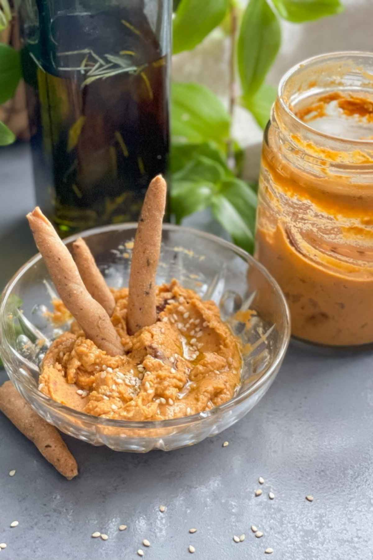 Houmous aux tomates séchées