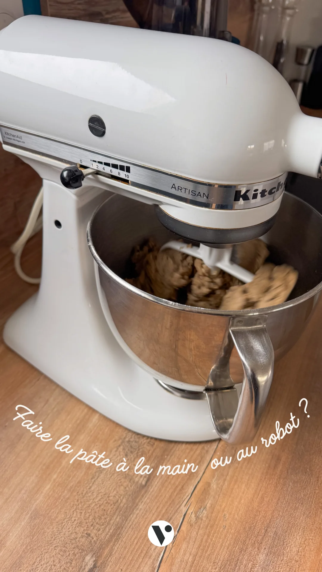 Pâte brisée au robot kitchen aid artisan