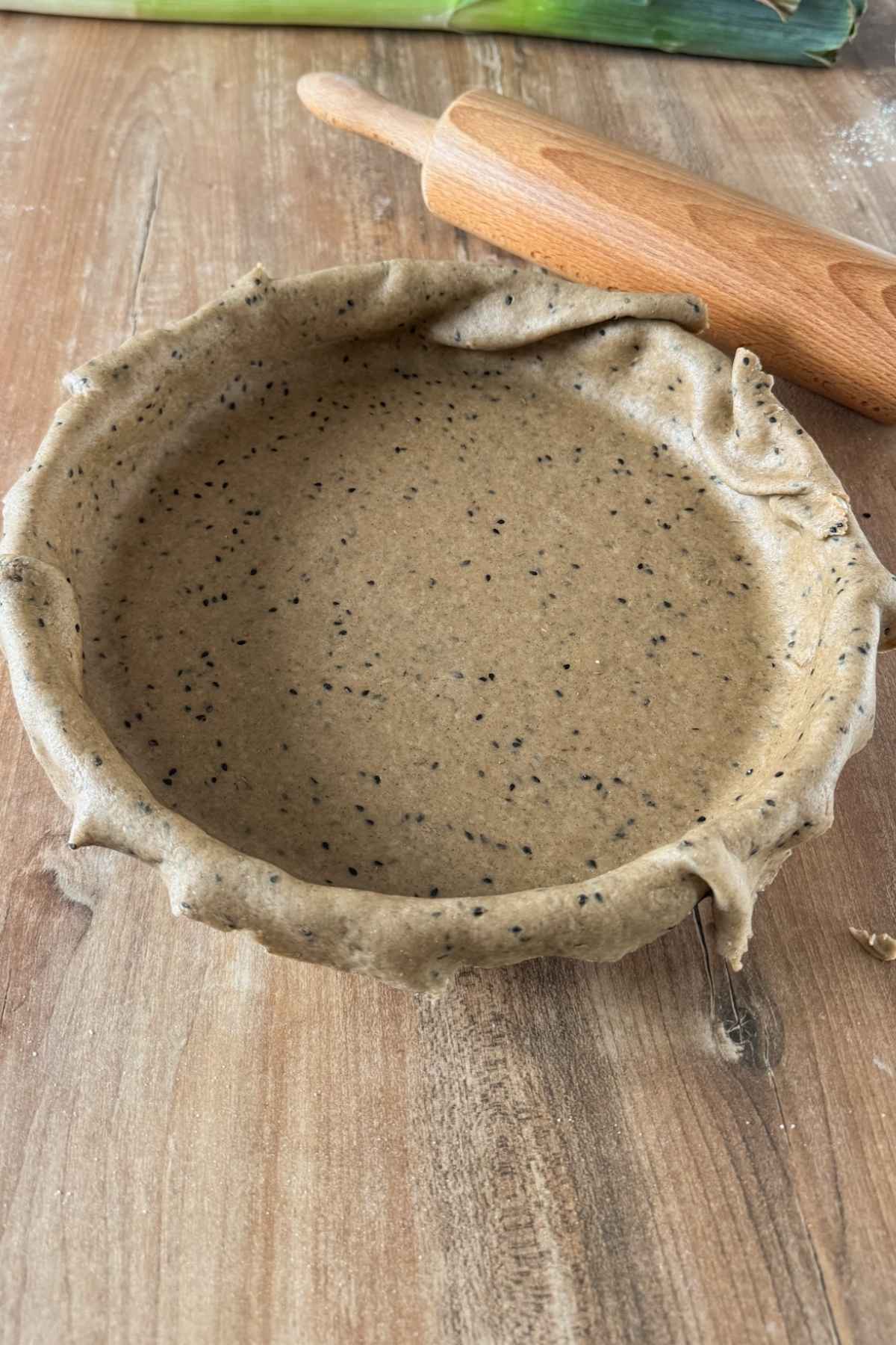 recette Pâte brisée vegan, à la farine de blé et sarrasin