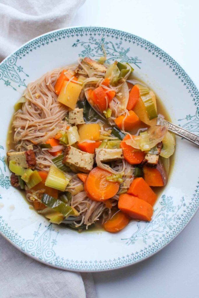 recette Soupe de légumes d’automne aux saveurs umami
