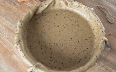 Pâte brisée vegan, Recette à la farine de blé et sarrasin
