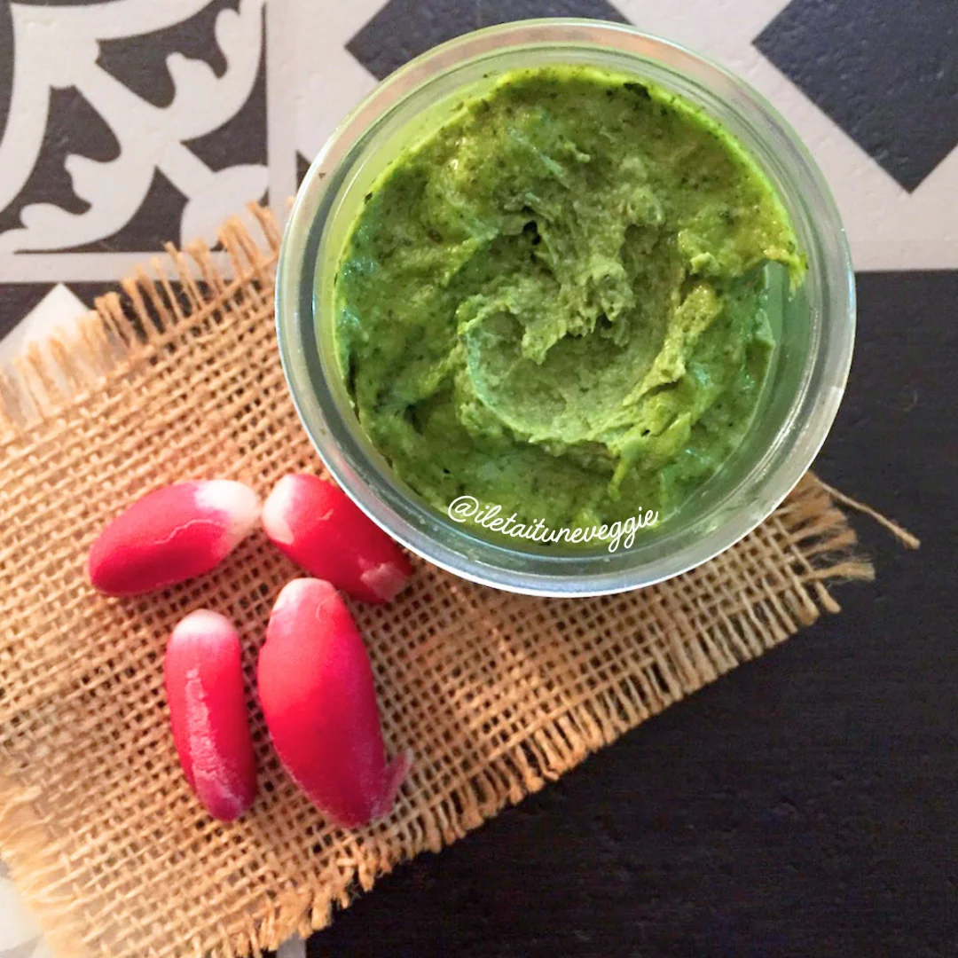 pesto fanes de radis recette zero dechet iletaituneveggie