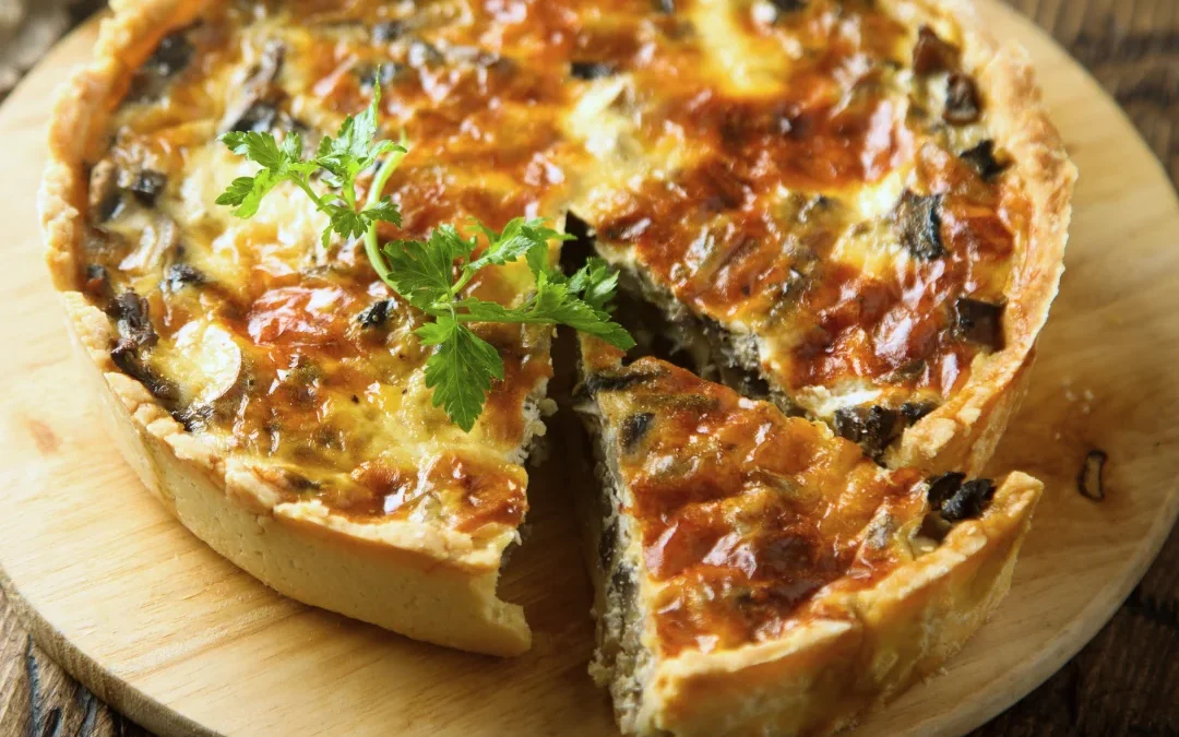 Quiche vegan aux courgettes et tofu soyeux