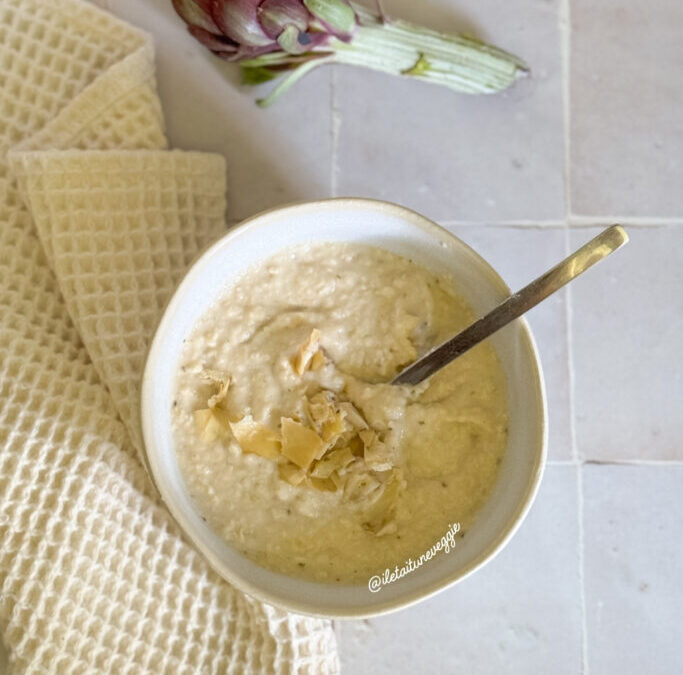 Houmous de haricots blancs à l’artichaut prêt en 5mn
