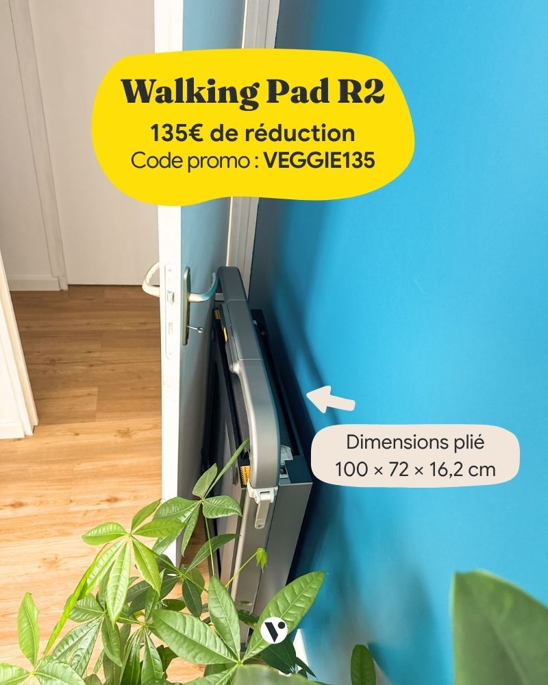 Walking Pad R2 tapis marche course pliant replié
