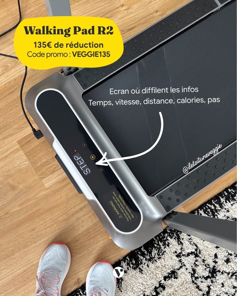 avis tapis marche course pliable Walking Pad R2 replié code promo