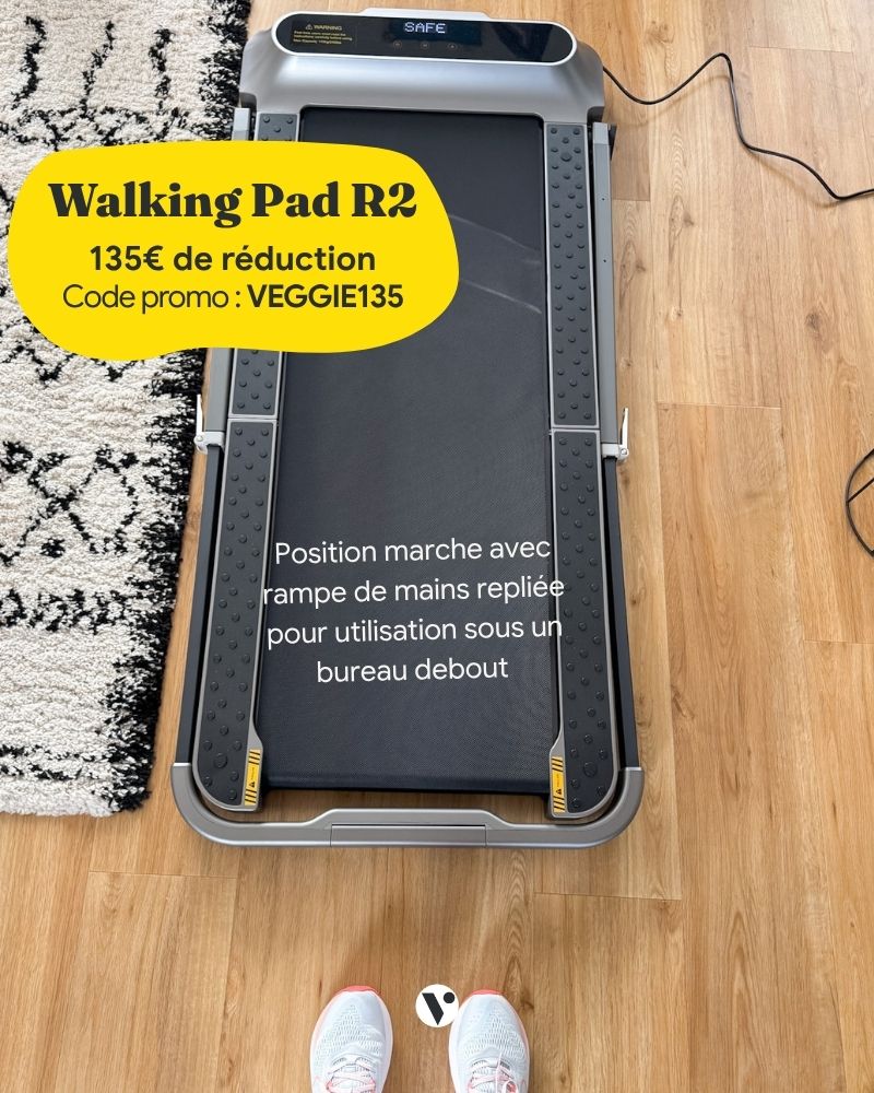 tapis marche pliable Walking Pad R2 pour bureau debout code promo avis test
