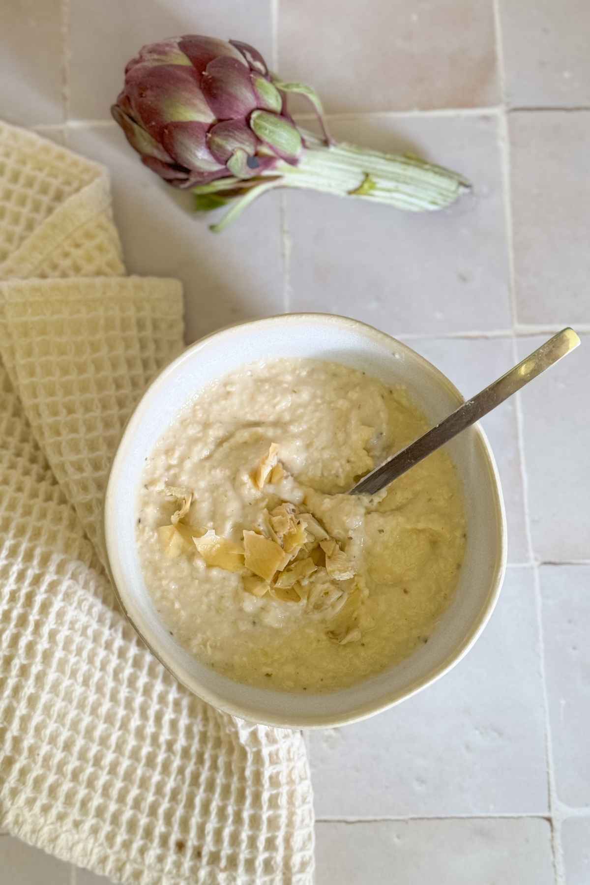Recette Houmous de haricots blancs à l’artichaut prêt en 5mn