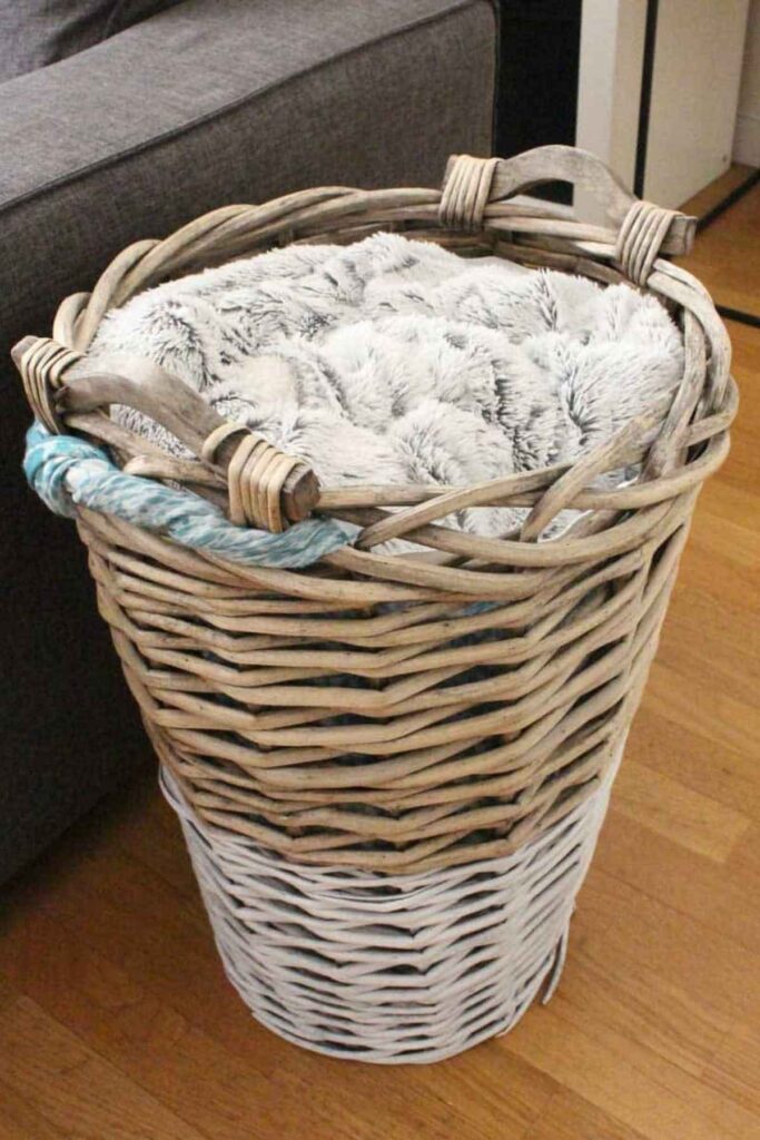 DIY déco _ Customiser un panier en osier