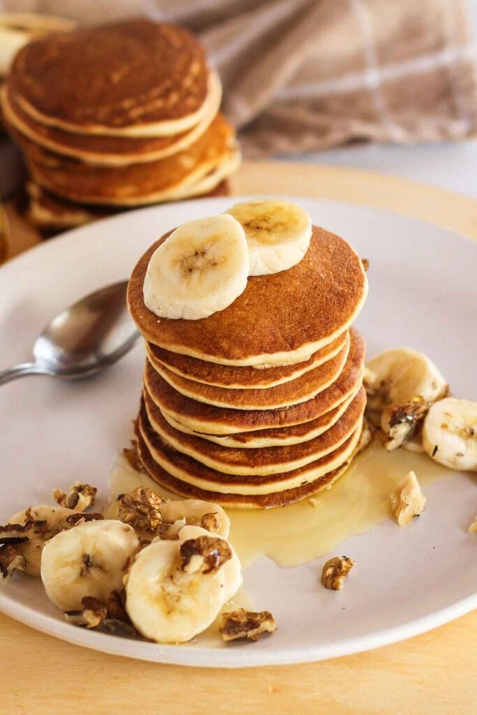Recette de pancakes sans gluten & vegan banane-coco