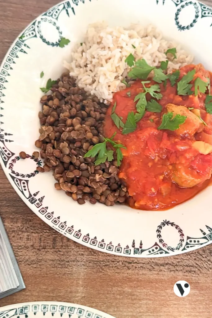Rougail saucisses végétarien