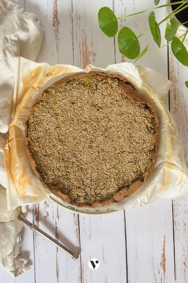 quiche vegan aux poireaux et lardons tofu fumé